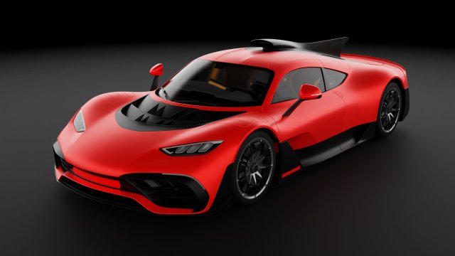 Mercedes AMG Project 1 3D 모델 .c4d .max .obj .3ds .fbx .stl .blend