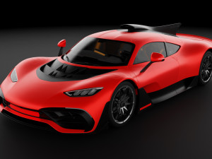 Mercedes AMG Project 1 3D 모델
