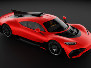 Mercedes AMG Project 1 3D 모델