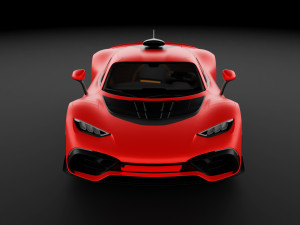 Mercedes AMG Project 1 3D 모델