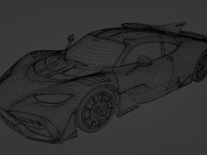 Mercedes AMG Project 1 3D Model