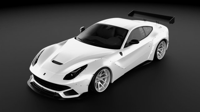 Ferrari f12 3D 模型 .c4d .max .obj .3ds .fbx .stl .blend 