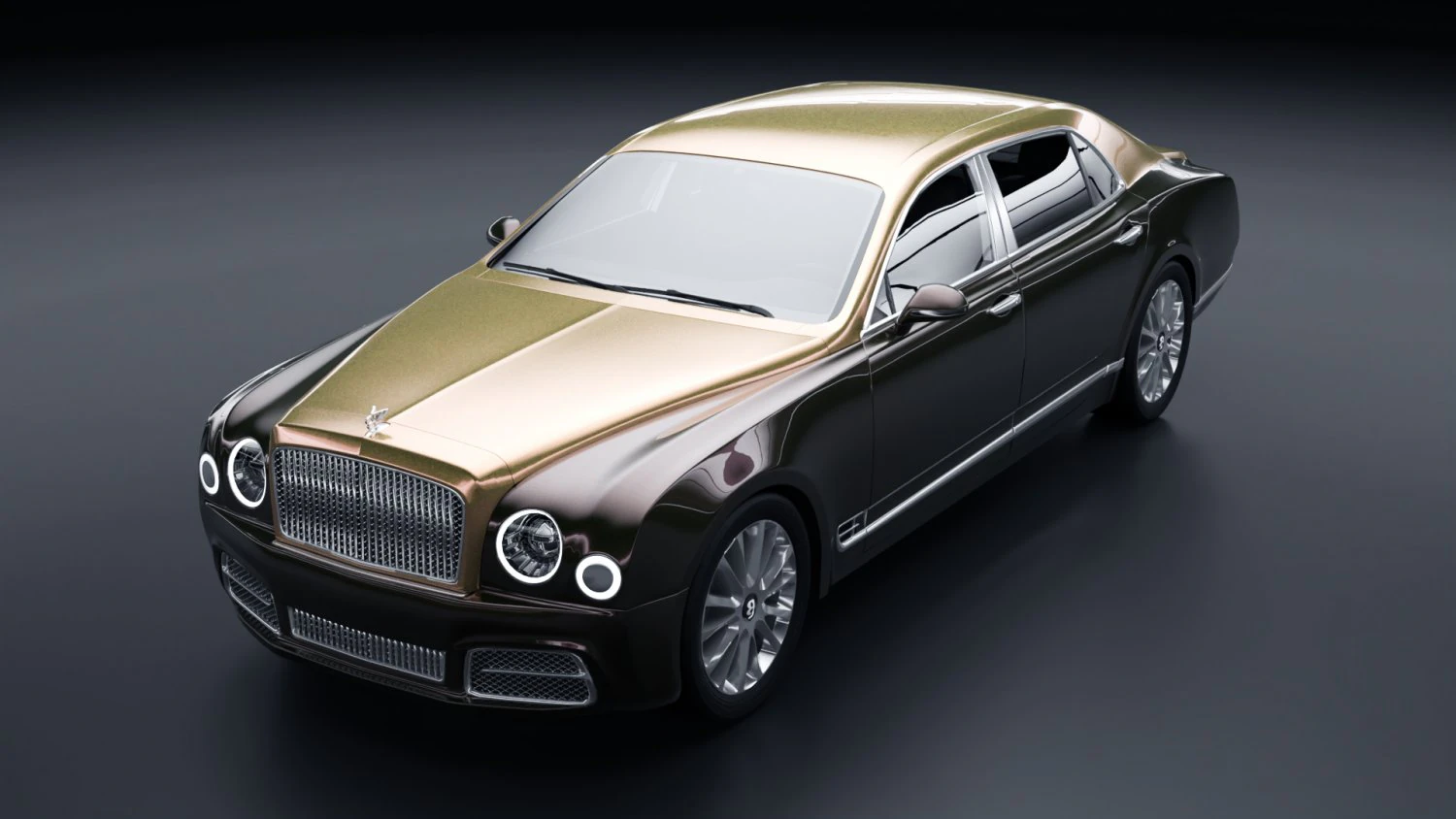 Bentley Mulsanne 3D Model .c4d .max .obj .3ds .fbx .stl .blend 