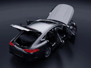Mercedes GT63s 3D Model