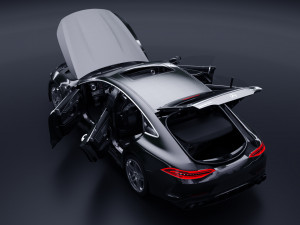 Mercedes GT63s 3D Model