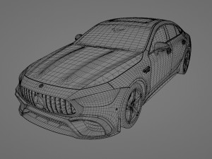 Mercedes GT63s 3D Model