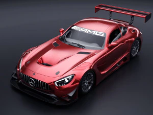 Mercedes AMG GT3 Modelo 3D