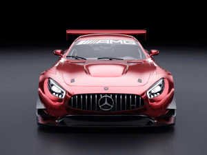 Mercedes AMG GT3 3D Model