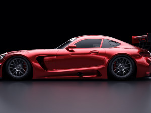 Mercedes AMG GT3 3D 모델