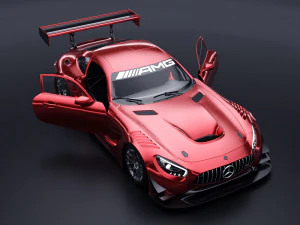 Mercedes AMG GT3 3D Model