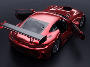 Mercedes AMG GT3 3D Model
