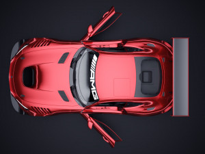 Mercedes AMG GT3 3D 모델