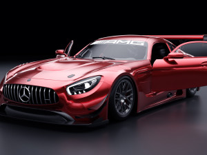 Mercedes AMG GT3 3D 모델
