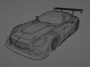 Mercedes AMG GT3 3D Model
