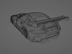 Mercedes AMG GT3 3D Model