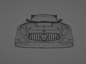 Mercedes AMG GT3 3D 모델