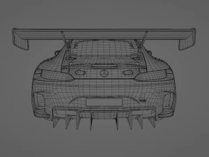 Mercedes AMG GT3 3D Model