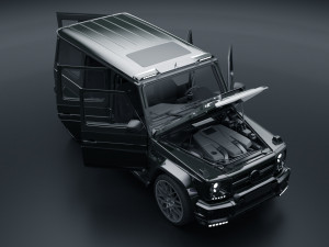 Mercedes G55 Brabus 3D Модель