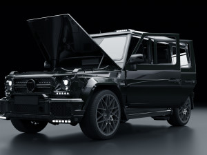 Mercedes G55 Brabus 3D Модель