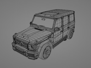 Mercedes G55 Brabus 3D Модель