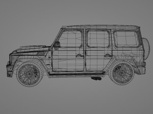 Mercedes G55 Brabus 3D Модель