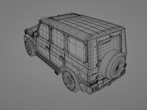 Mercedes G55 Brabus 3D Модель