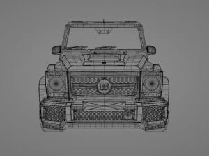 Mercedes G55 Brabus 3D Модель