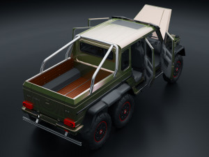 Mercedes AMG G63 6x6 edition 3D Модель