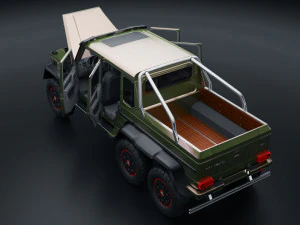 Mercedes AMG G63 6x6 edition 3D Model