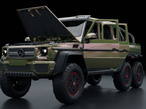 Mercedes AMG G63 6x6 edition 3D Модель