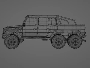 Mercedes AMG G63 6x6 edition 3D Model