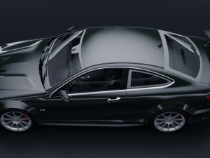 Mercedes Benz C63 AMG Black Series 3D Модель