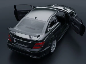 Mercedes Benz C63 AMG Black Series 3D Model