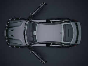 Mercedes Benz C63 AMG Black Series 3D Модель