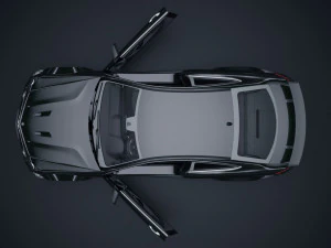 Mercedes Benz C63 AMG Black Series 3D Model