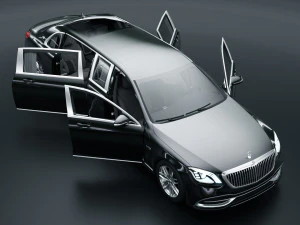 Mercedes Maybach S650 Pullman 3D Model