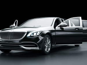 Mercedes Maybach S650 Pullman 3D Model