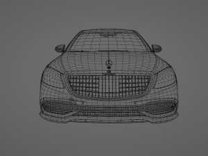 Mercedes Maybach S650 Pullman 3D Model
