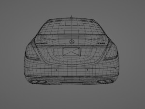 Mercedes Maybach S650 Pullman 3D Model
