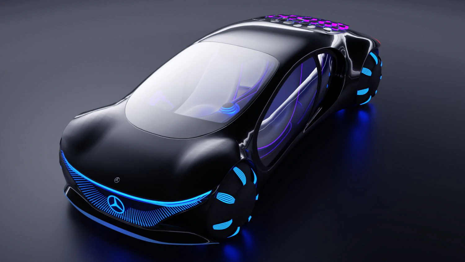 Mercedes Vision avtr 3D Model .c4d .max .obj .3ds .fbx .stl .blend