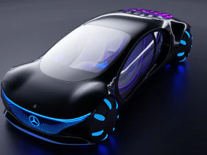 Mercedes Vision avtr Modelo 3D