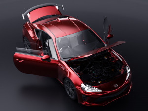 Toyota GT86 Modelo 3D