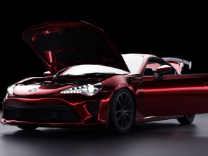 Toyota GT86 Modelo 3D