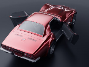 Chevrolet Corvette ZR1 1970 3D-Modell