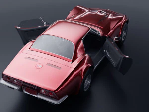 Chevrolet Corvette ZR1 1970 3D Model