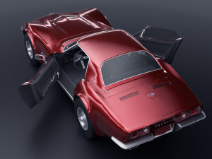 Chevrolet Corvette ZR1 1970 3D-Modell