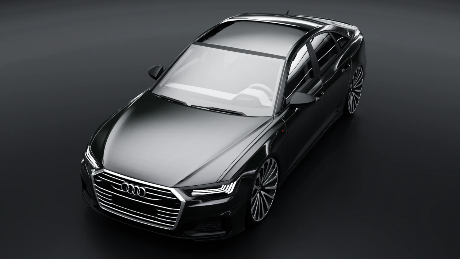 Audi A6 C8 S-Line 3D Model .c4d .max .obj .3ds .fbx .stl .blend 