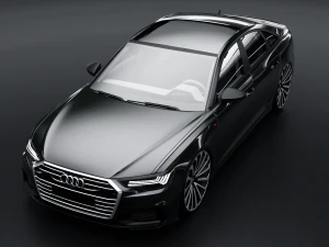 Audi A6 C8 S-Line 3D Model