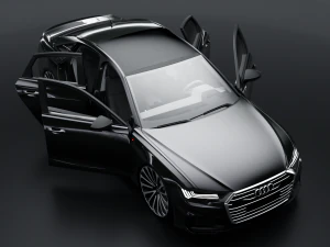 Audi A6 C8 S-Line 3D Model