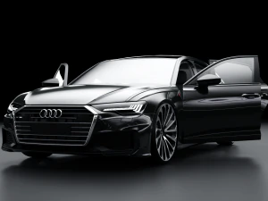 Audi A6 C8 S-Line 3D Model